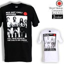 Red Hot Chili Peppers Tシャツ レッドホットチリペッパーズ レッチリ ロックTシャツ バンドTシャツ メンズ レディース パロディ Tシャツ おもしろ ロゴ 衣装 ダンス ファッション ブラック ホワイト 黒 白 コットン 綿 100 春夏 夏物 おしゃれ