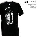 Sid Vicious Tシャツ シドヴィシャス ロックTシャツ バンドTシャツ Sex Pistols セックスピストルズ 半袖 メンズ レディース かっこいい バンT ロックT バンドT ダンス ロック パンク 大きいサイズ 綿 黒 白 ブラック ホワイト M L XL 春 夏 おしゃれ Tシャツ ファッション