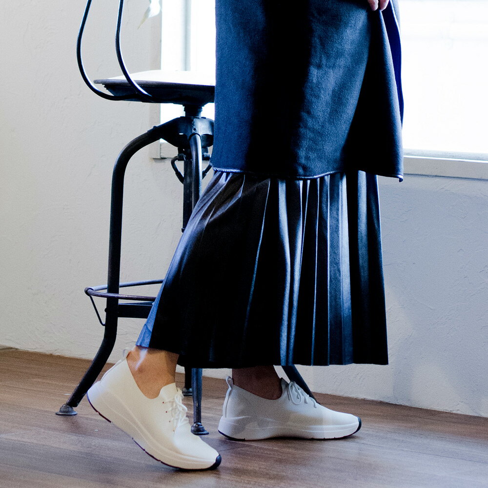 スニースニーカー 厚底 ストレッチ 甲高 幅広 外反母趾 レイン オールウェザー カジュアル レディース ゆったり 3E 3e ウォーキング 婦人靴 軽量 No.074601 newmo ニューモ ※SALE セール 交換返品不可※