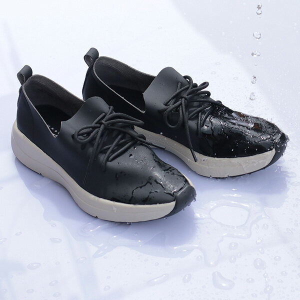 スニーカー レディース 厚底 ストレッチ 甲高 幅広 外反母趾 レイン オールウェザー カジュアル ゆったり 3E 3e ウォーキング 婦人靴 軽量 No.074601 newmo(ニューモ)