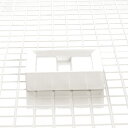 石鹸トレー ホワイトキューブ ソープディッシュ【お風呂 風呂場 おしゃれ ソープトレイ 石けん皿 石けん置き ケース ホルダー 収納】