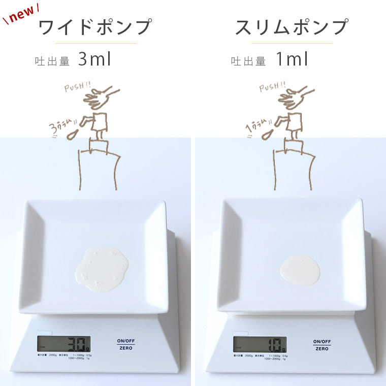 日本製 詰め替えボトル「イレモノ（ire-mono）」コロネット（コンディショナーボトル／ナチュラル）【シャンプー ボトル ソープディスペンサープラスチック つめかえ エコ ボトル サニタリー おしゃれ 透明 クリア iremono】 bathlier-10008102 お風呂のソムリエSHOPバスリエ サンプル画像3