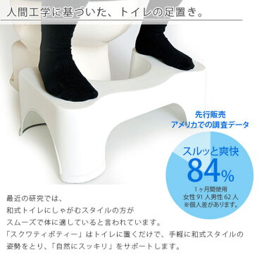 踏み台「スクワティポティー」トイレ足置き台【ステップ台 足台 トイレトレーニング 補助台 便秘椅子】