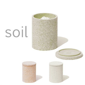 (5/20限定)2分の1でポイントが当たる! 珪藻土 soil(ソイル) 「コットンスワブコンテナ」 ...