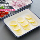 レビュー特典! 琺瑯 《 バット 18取 》 月兎印 266×211mm ネイビー ホワイト 05007503 ホーローバット 角バット 琺瑯バット ほうろう ...