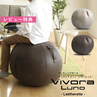 ヴィヴォラ Vivora 「シーティングボール ルーノ レザーレット」バランスボール シッティングボール 65cm ビボラ インテリア ソファ チェア デスクチェア イス エクササイズ ストレッチ シェイプアップ トレーニング リフレッシュ リラックス おしゃれ デザイン