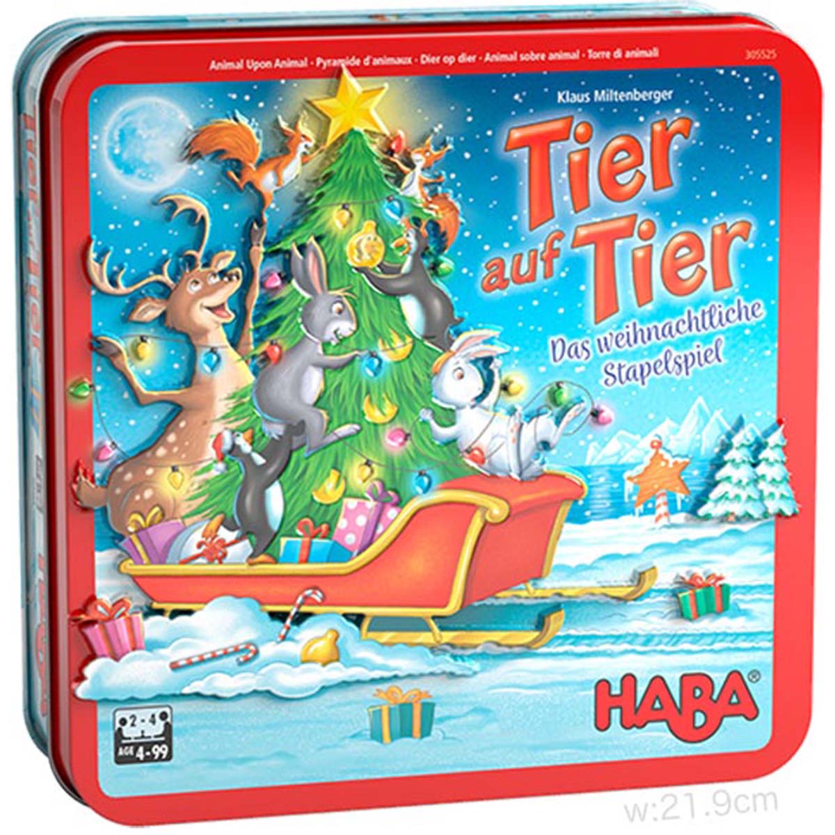 【送料無料】ワニに乗る？クリスマスエディション [日本語訳付き] HABA(ハバ) HA305525のサムネイル