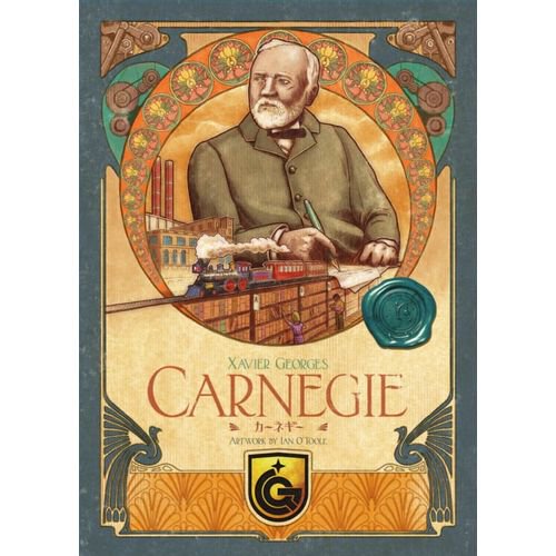 カーネギー Carnegie ボードゲーム 富を得た先には人々の幸福を 鉄鋼王の背中を追いながら 資本経済の申し子となれるのか これ ど ど どうするん W ぼっちのホビーblog ボドゲ版