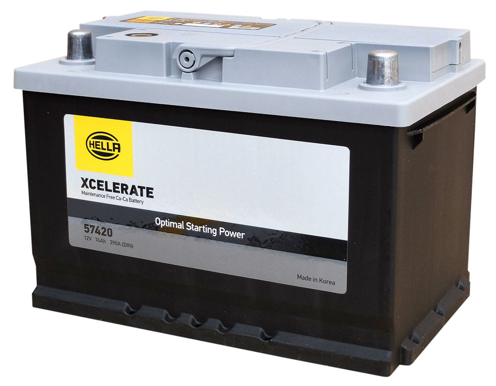 HELLA（ヘラー） バッテリー 57420【G&Yu SMF57220の後継機】