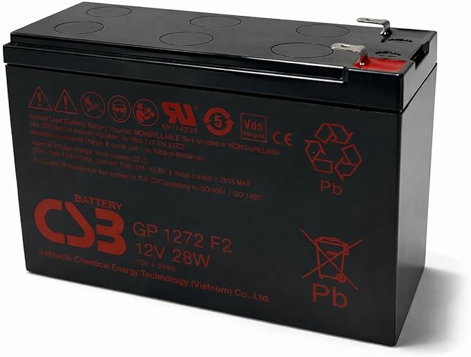 G&Yu GP1272 F2端子 小型制御弁式鉛蓄電池 6V 4.5Ah 密閉型 VRLA UPS・無停電電源装置用