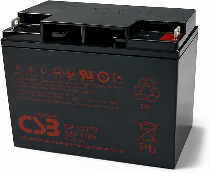 G&Yu GP12170 B1端子 小型制御弁式鉛蓄電池 12V 17Ah 密閉型 VRLA UPS・無停電電源装置 通信機器 防災..