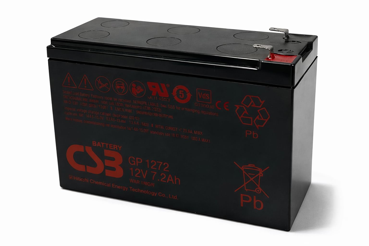 Rakuten - G&Yu GP1272 F1端子 小型制御弁式鉛蓄電池 6V 4.5Ah 密閉型 VRLA UPS・無停電電源装置用