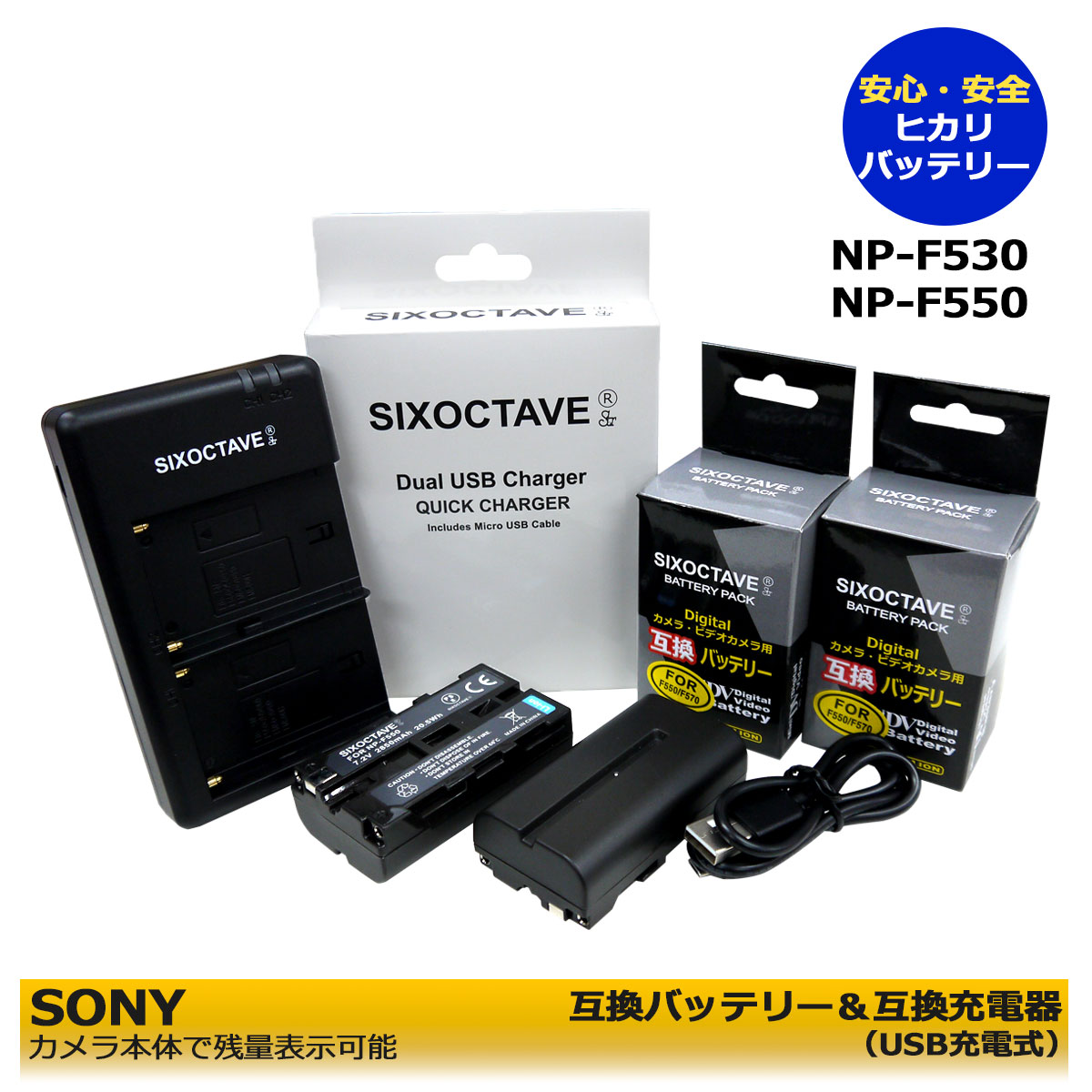 【お得なクーポン発行中！】送料無料 SONY NP-F550互換電池 2点 と DUAL 互換充電器の 3点セット DSR-PD170P / DSR-PD190P /MVC-CD1000 / MVC-FD100 / MVC-FD200 / MVC-FD5 / MVC-FD51 / MVC-FD7 MVC-FD71 / MVC-FD73 / MVC-FD73K / MVC-FD75 / MVC-FD81 / MVC-FD83