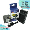 ソニー NP-BN / NP-BN1 / NP-120 互換充電器 1個とACアダプター1個 2点セット EX-Z910 / EX-Z920 / EX-ZS10 / EX-ZS12 / EX-ZS15 / EX-ZS20 / EX-ZS25 / EX-ZS26 / EX-ZS27 / DSC-W810 / DSC-W830 / DSC-TF1 / DSC-T110 (A2.1)