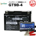 バイクバッテリー充電器 GSユアサGT9B-4 セット 【バイクバッテリー】■■ST9B-4 YT9B-BS FT9B-4に互換■■ボルティクス スーパーナット【特別割引】グランドマジェスティ,マジェスティ,TMAX,YZF-R6,XT660,YZF750R7