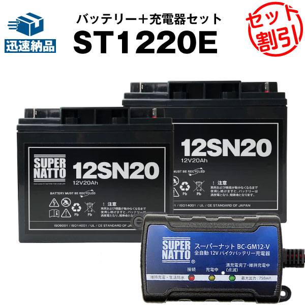 電動リール バッテリー■バッテリー（12V20Ah） 2個 ダイワ シマノ 対応 ＋ 充電器 セット ...