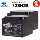 【在庫あり・即納】12SN28【お得！2個セット】■純正品と完全互換【安心の動作確認済み製品】■NP24-12,NP24-12B,PE12V24A,PE12V26A,HP24-12,HCSA12240,HC24-12A対応■スーパーナット【あす楽】【安心保証付き】【新品 産業用鉛電池】