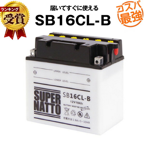 SB16CL-B 開放型■ジェットスキーバッテリー■【YB16CL-B互換】■コスパ最強！総販売数100万個突破！FB16C..