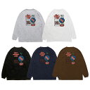 430 FOURTHIRTY tH[T[eB[ PF GLOBE MAP L/S TEE 23-200 T TVc  nV C} Vv Xg[g