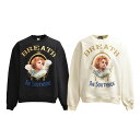 BREATH ブレス SOUTH SIDE ANGEL LOGO CREW SWEAT BR24AW-C5009 スウェット トレーナー プルオーバー ひび割れ(4)