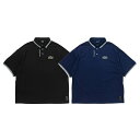 430 FOURTHIRTY フォーサーティー S/S LINE POLO 24-014 2024年3月入荷先行予約 ポロシャツ ワイドシルエット ロゴデザイン