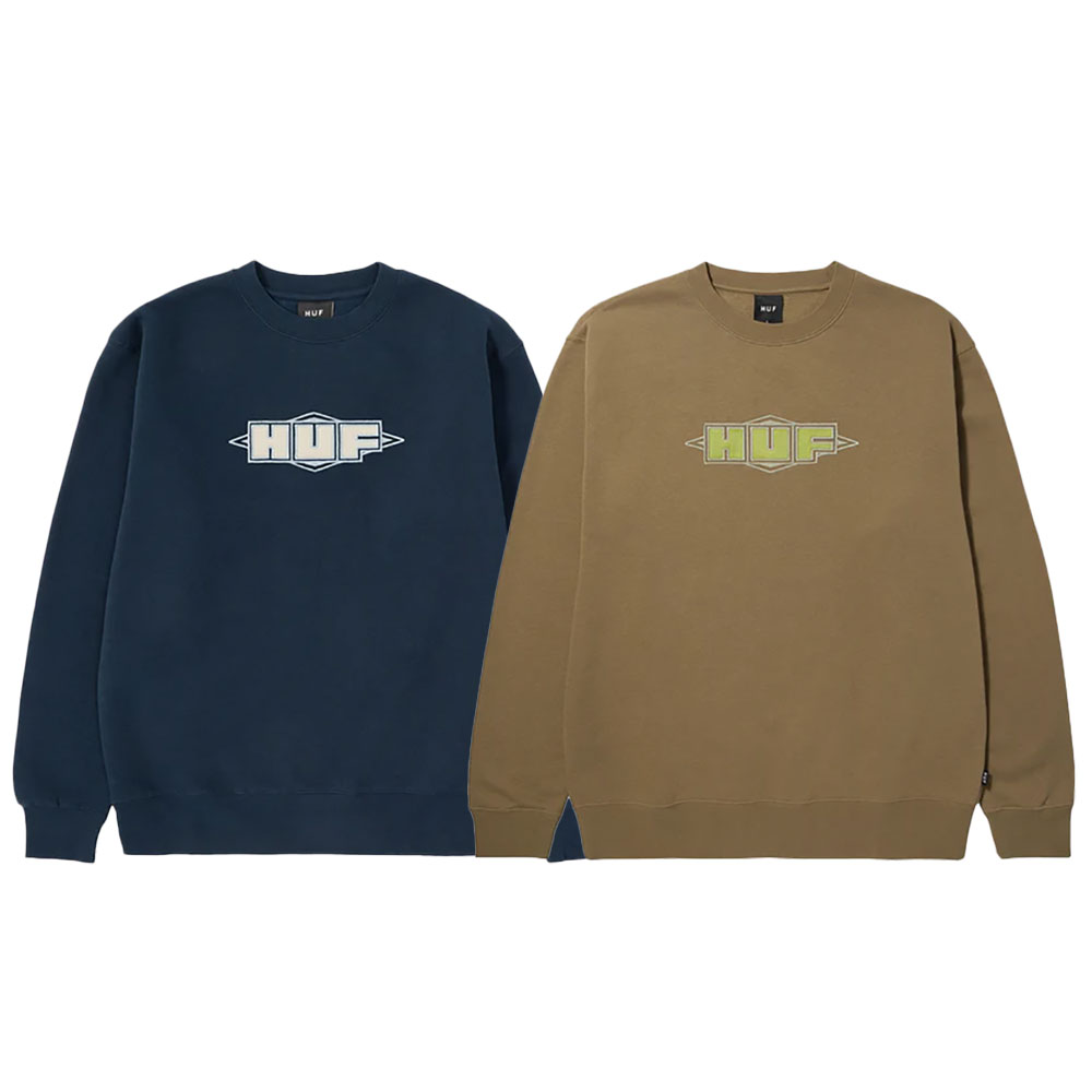 HUF ϥ QUALITY CREWNECK PF00689FA24 롼ͥåå ȥ졼ʡ åץꥱ ݥȥ...