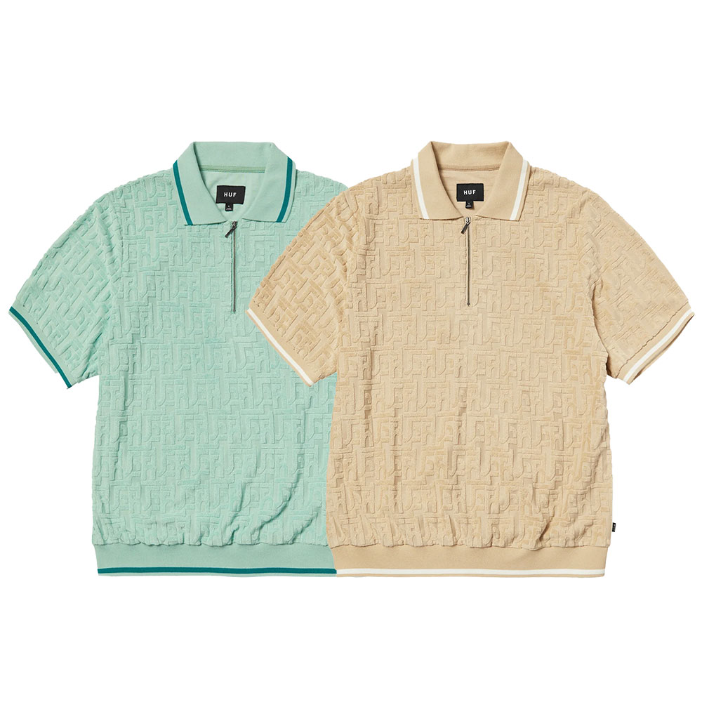 HUF ϥ TETHER JACQUARD TERRY TOP KN00546SU25 ˥åȥȥåץ  ݥ ֥ɥ  ȥ꡼