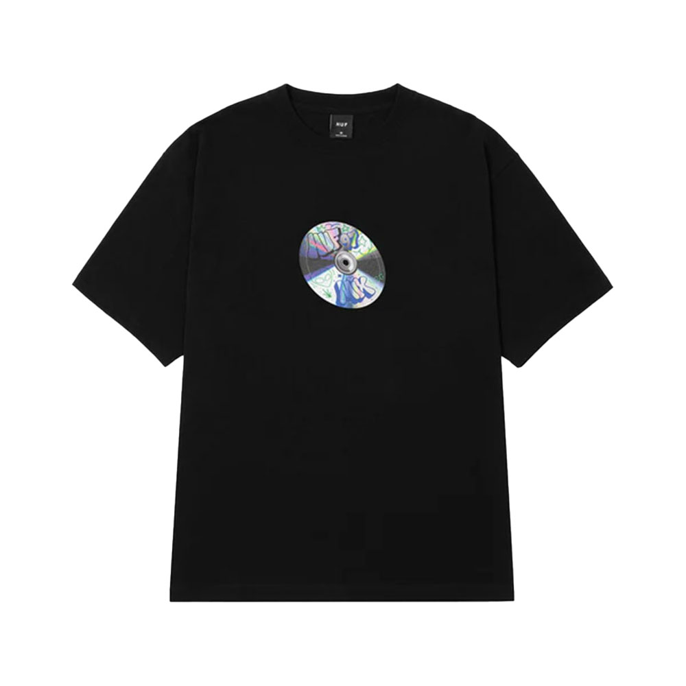 HUF ハフ PLAYLIST TEE TS02452SU25 Tシャツ 半袖 CDデザイン グラフィック シンプル ストリート スケーター カジュアル
