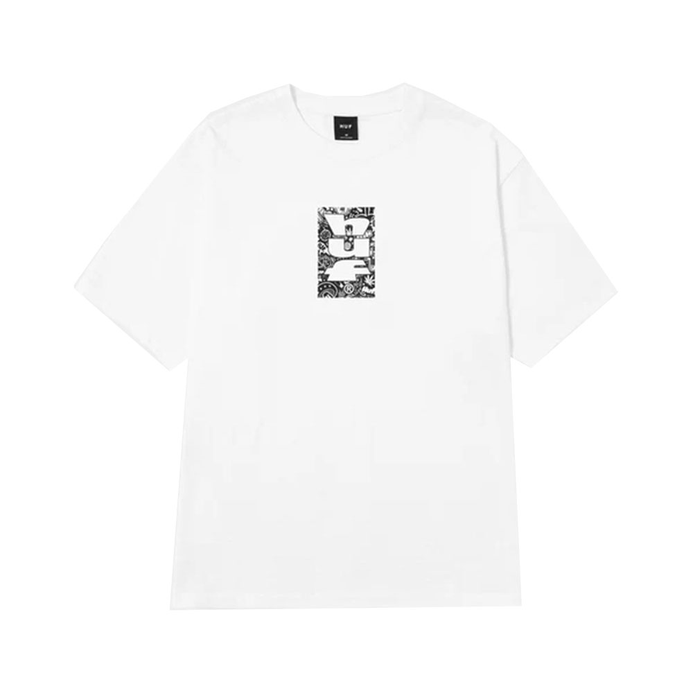 HUF ハフ METABLAST TEE TS02445SU25 Tシャツ 半袖 総柄 グラフィック シンプル ストリート スケーター カジュアル