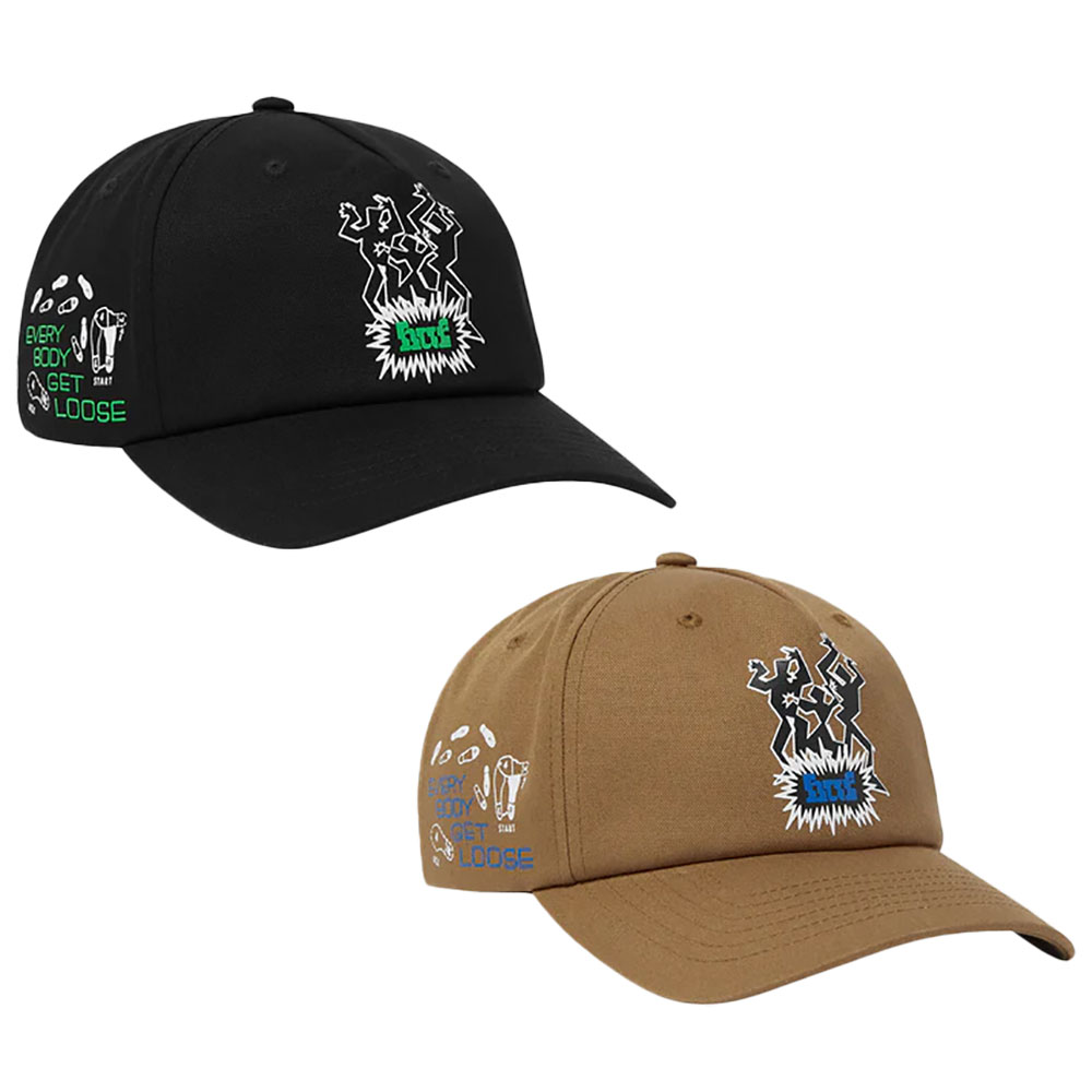 【スーパーセール/20%OFF】HUF ハフ EVERYBODY GET LOOSE SNAPBACK HT00907HO25 5パネルキャップ ハット 帽子 ストリート スケーター カジュアル