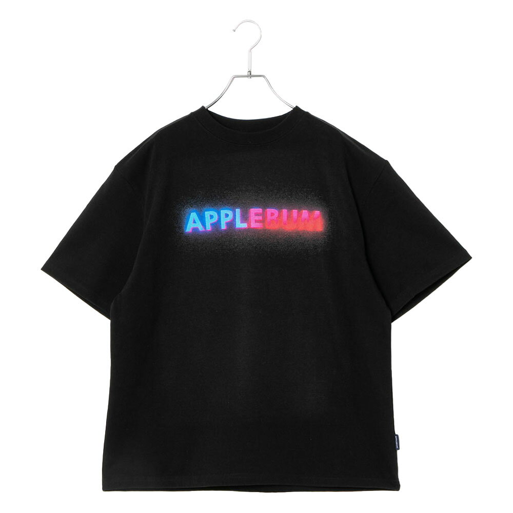 APPLEBUM アップルバム “Electric Retro" Logo T-shirt 2611101 Tシャツ 半袖 映画風 80年代 オマージュ ストリート