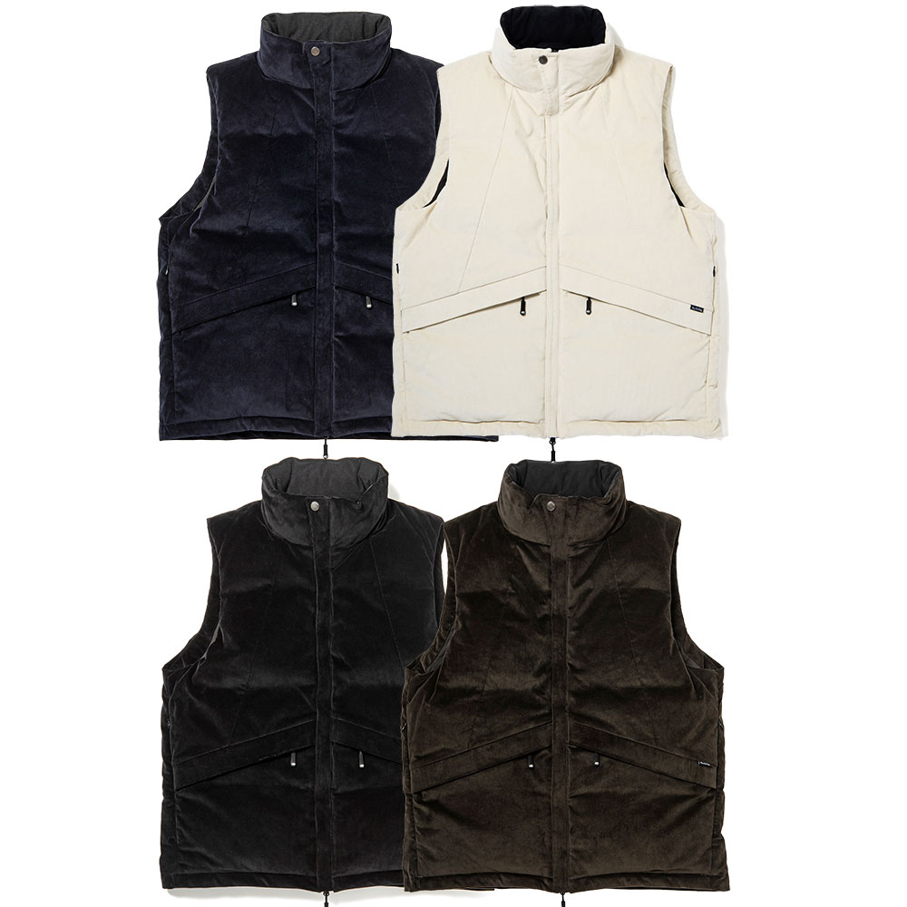 430 FOURTHIRTY フォーサーティー SNGL CORD DOWN VEST 24-135 2024年9月入荷先行予約 ダウンベスト ジャケット アウター