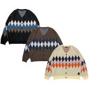 【2倍ポイント】430 FOURTHIRTY フォーサーティー ARGYLLE CARDIGAN 24-141 2024年10月入荷先行予約 カーディガン ニッ...