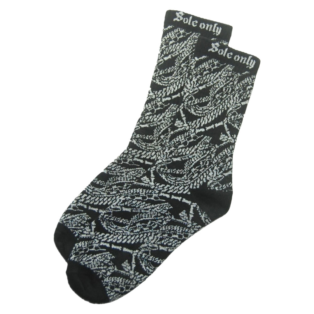 【2倍ポイント】$ole only ソールオンリー $ole only Bling Bling Socks No.32 ハイソックス 靴下 ジュエリー 高級感 ストリート