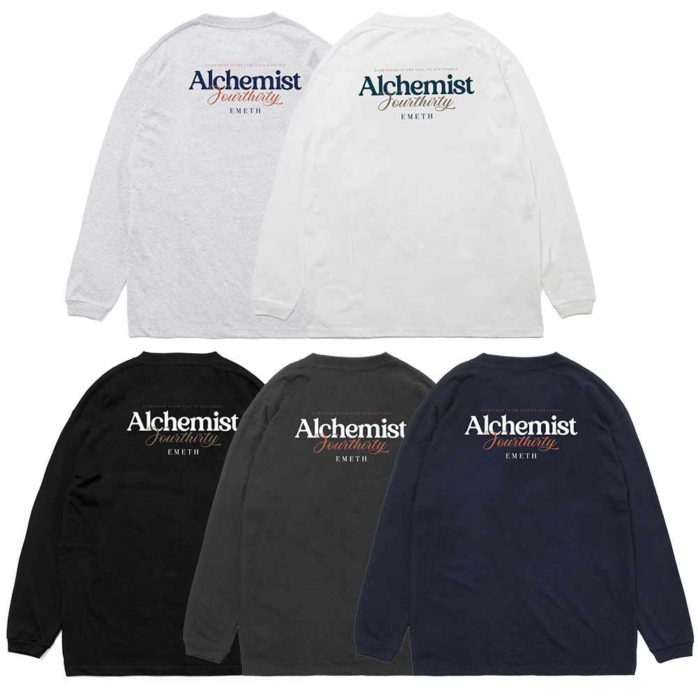 430 FOURTHIRTY フォーサーティー "EMETH" L/S TEE 25-126 2025年7月入荷先行予約 ロンT 長袖 カットソー シンプル 人気