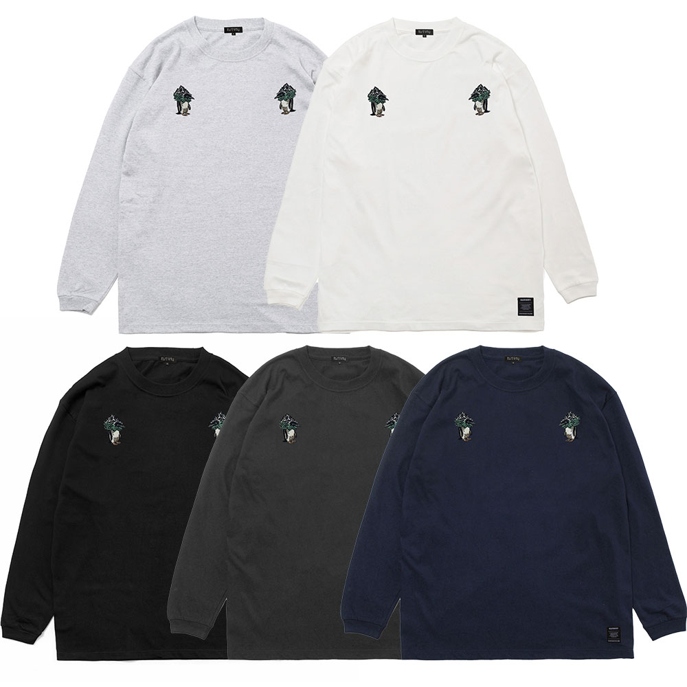 430 FOURTHIRTY フォーサーティー AF "MOUNT PENGUIN" EMB L/S TEE 25-127 2025年7月入荷先行予約 ロンT 長袖