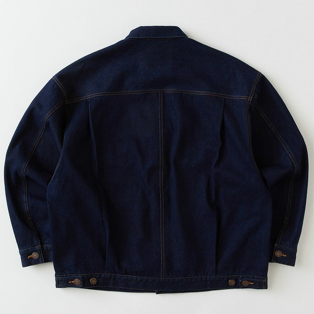 【2倍ポイント】FAT エフエーティー Mc.TRUCKER F32620-JK01 デニムジャケット ジージャン アウター ワイドシルエット ストリート カジュアル スケーター battleline-10097123 BATTLE LINE サンプル画像3