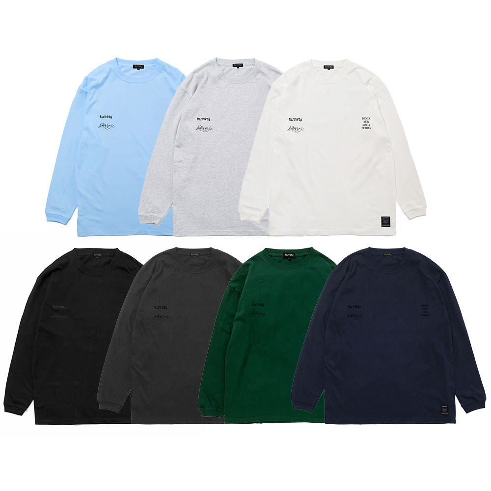 430 FOURTHIRTY フォーサーティー WF "ELEMENTS-02" L/S TEE 25-193 2025年9月入荷先行予約 長袖 ロンT カットソー