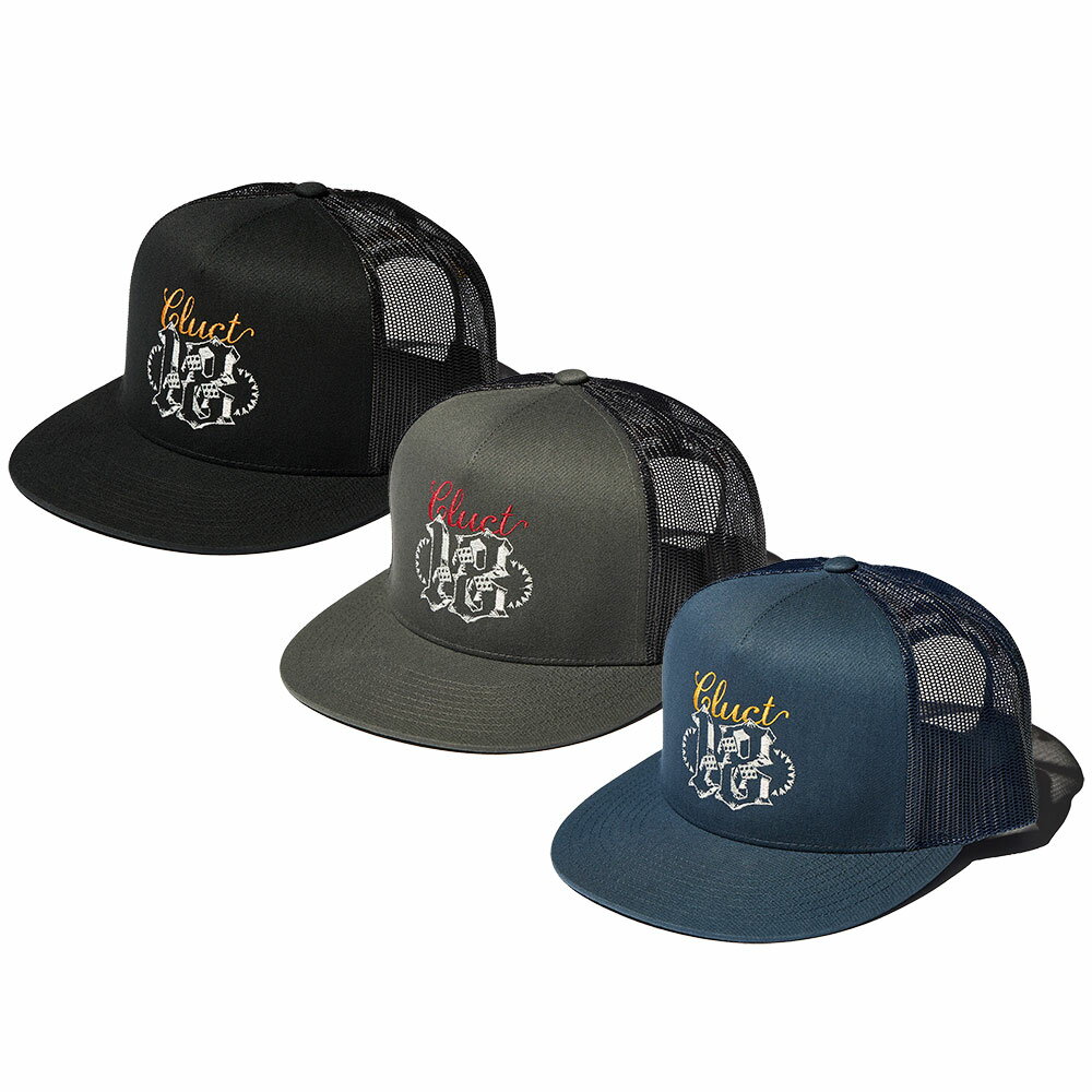 CLUCT クラクト HIGH ROLLERS 05271 2026年7月入荷先行予約 メッシュキャップ 帽子 CAP アジャスター 刺繍