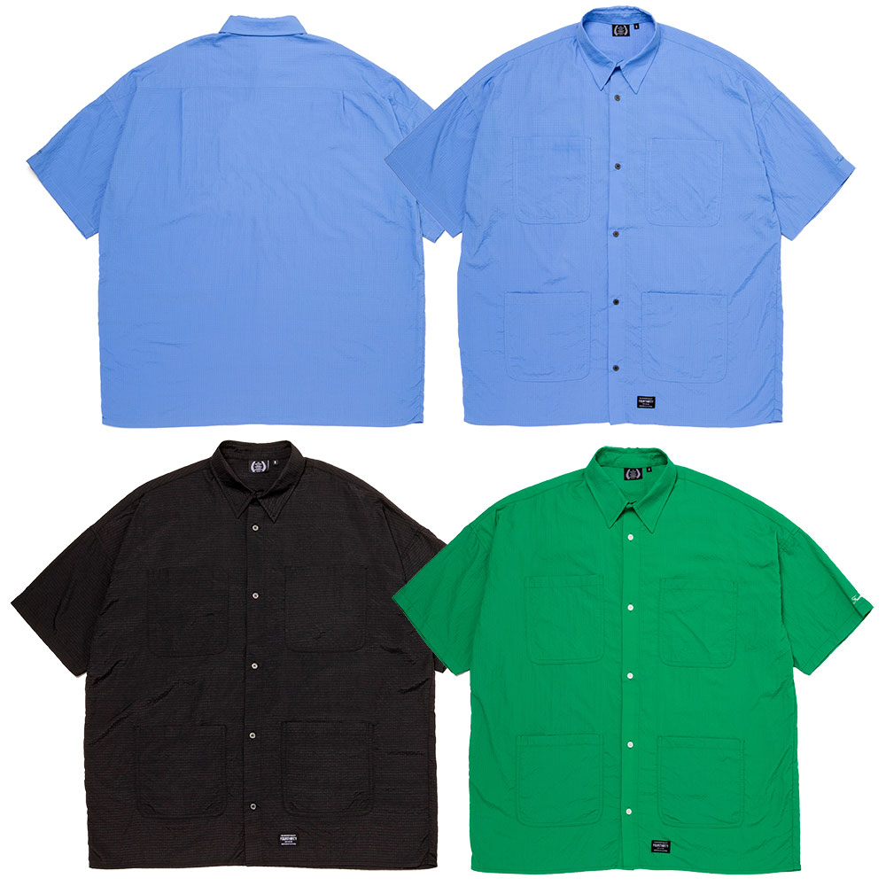 430 FOURTHIRTY フォーサーティー S/S CS BIG SQ SHIRTS WO/EMB 23-008 2023年3月入荷先行予約 シャツ 半袖 メンズ ブランド ストリート