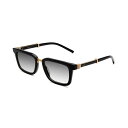 9FIVE / nine five ナインファイブ 9five BISHOP Black & 24k Gold Light Gradient Sunglasses