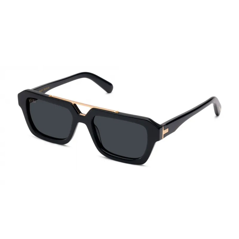 【2倍ポイント】9FIVE / nine five ナインファイブ 9five VALLEY Black & 24k Gold Sunglasses サングラス メガネ アイウェア