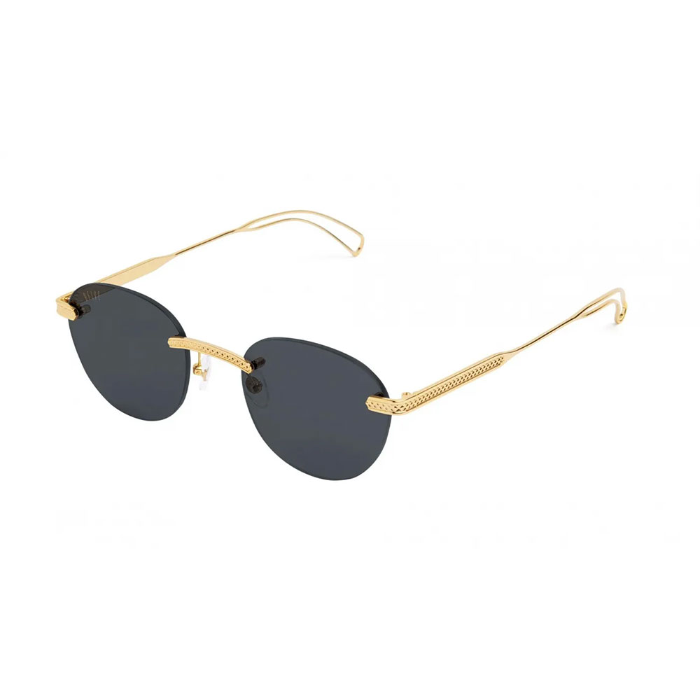 【2倍ポイント】9FIVE / nine five （ナインファイブ）9five DIME LITE 24k Gold Sunglasses サングラス メガネ リムレス 高級感