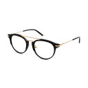 9FIVE / nine five ナインファイブ 9five LEO Black & 24k Gold Clear Lens Glasses サングラス 眼鏡