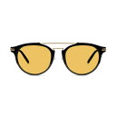 9FIVE / nine five ナインファイブ 9five LEO Black & 24k Gold Yellow Sunglasses サングラス 眼鏡