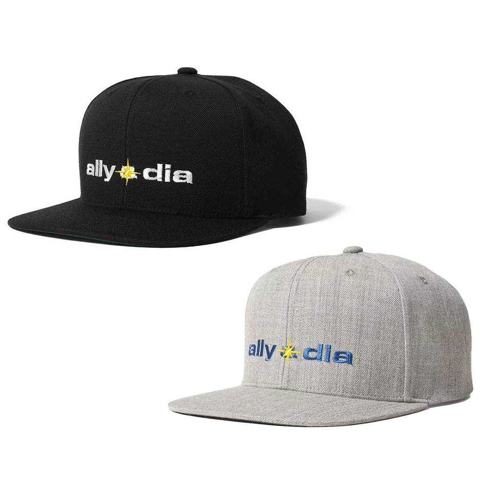 ALLY&DIA アリーアンドダイア ROSARY LOGO SNAP BACK CAP AD26SU003 キャップ ハット 帽子 スナップバック シンプル