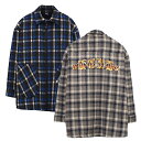 BAGARCH バガーチ BOA FLEECE JACKET チェック フランネル ジャケット アウター ボア フリース CHECK FLANNEL JKT BH-1329 AK-69 ak69 エーケーシックスティナイン ヒップホップ ストリート系 オシャレ かっこいい モテる 【3,980円以上購入で送料無料】 その1