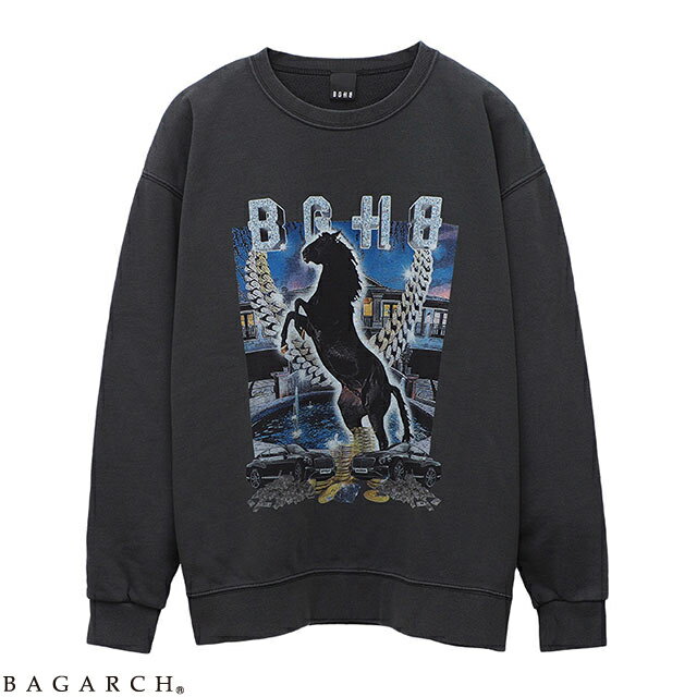 BAGARCH バガーチ SWEAT SHIRT O.Z.Y.K.I.X. コラボ スウェット トッ ...