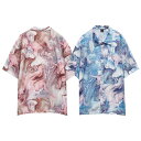 BAGARCH バガーチ MARBLE SHIRTS BH-1455 シャツ 半袖 メンズ ブランド ストリート ストリート系 人気 デザイン おしゃれ コーデ AK-69 ak69 エーケーシックスティナイン HIPHOP ヒップホップ