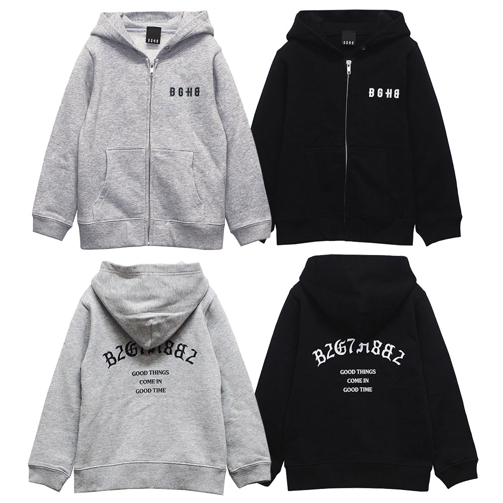 楽天BATTLE LINEBAGARCH バガーチ KIDS ZIP HOODIE BH-1491 パーカ パーカー フーディ フーディー メンズ ブランド ストリート ストリート系 デザイン おしゃれ